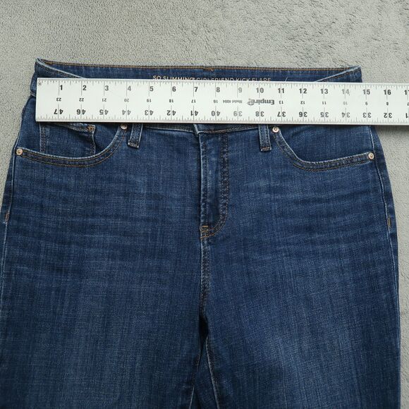 Chico's Jeans Women's 0 US-4 Mid-Rise Slimming Girlfriend Kick Flare 25" Inseam - Picture 16 of 16